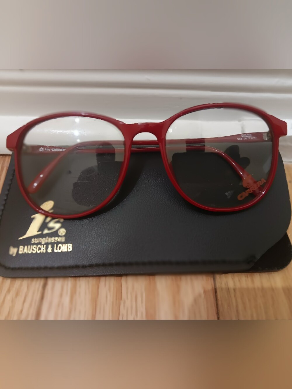 Vintage Carrera Red Round Frames